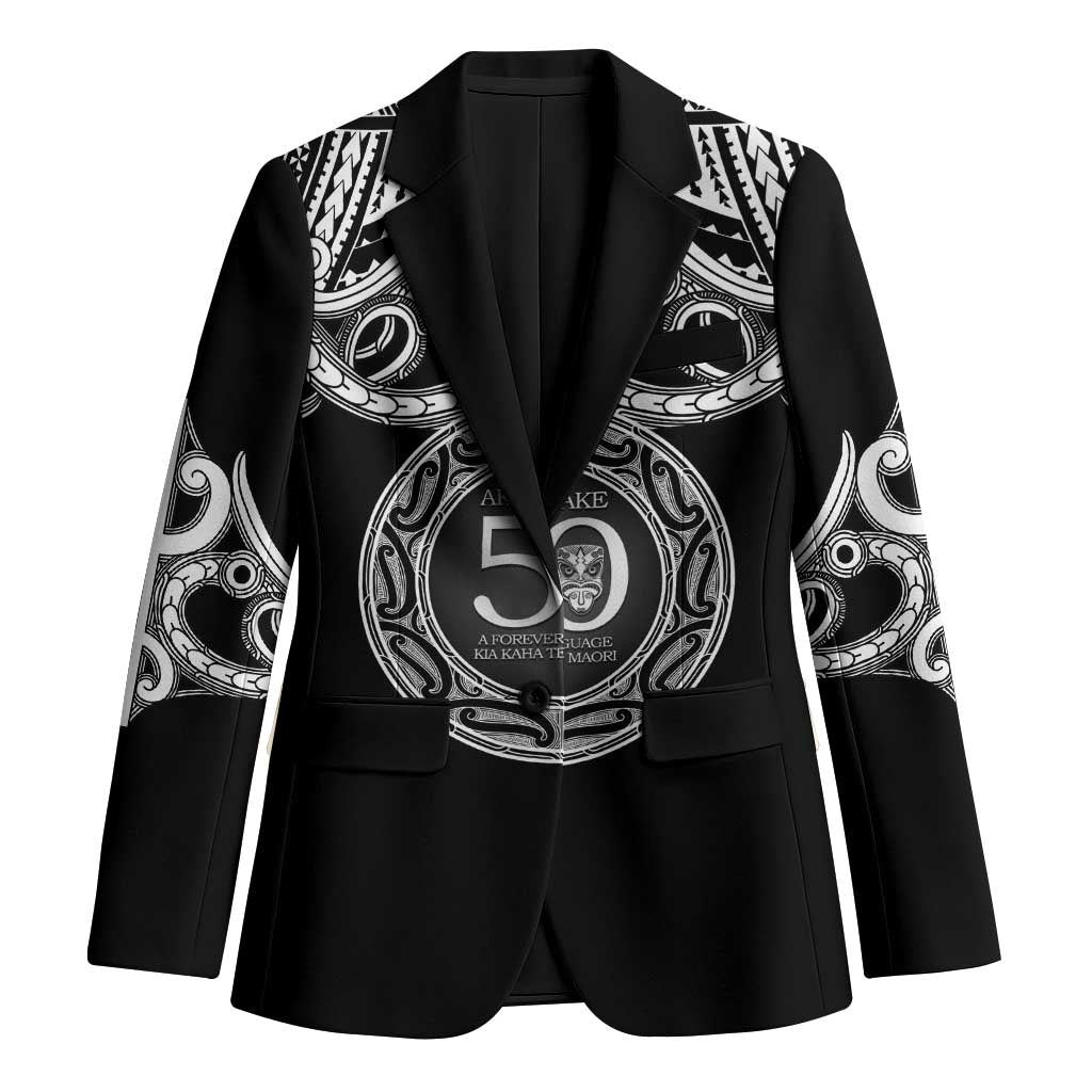 Kia Kaha Te Reo Maori New Zealand Blazer 50th Anniversary Ake Ake Ake - Polynesian Pride