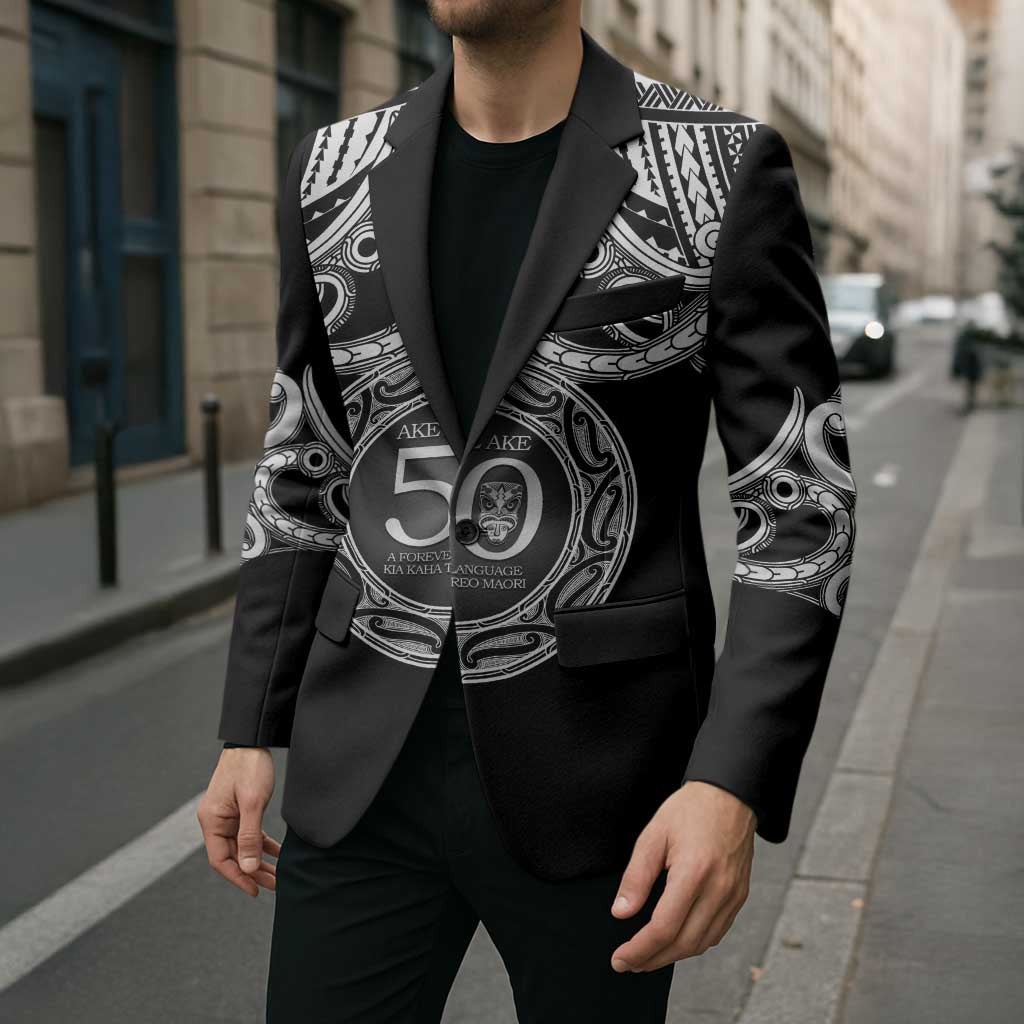 Kia Kaha Te Reo Maori New Zealand Blazer 50th Anniversary Ake Ake Ake - Polynesian Pride