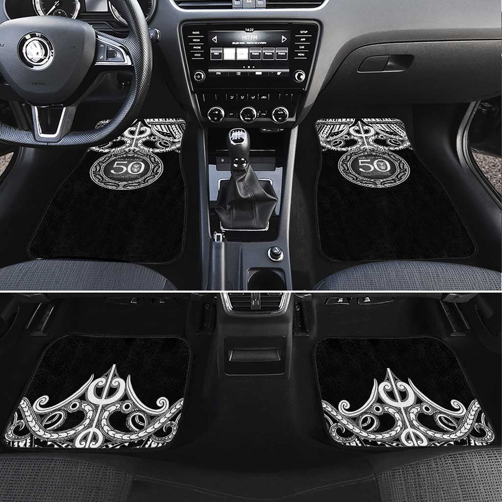 Kia Kaha Te Reo Maori New Zealand Car Mats 50th Anniversary Ake Ake Ake - Polynesian Pride