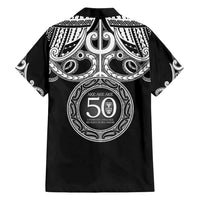 Kia Kaha Te Reo Maori New Zealand Family Matching Long Sleeve Bodycon Dress and Hawaiian Shirt 50th Anniversary Ake Ake Ake - Polynesian Pride