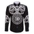 Kia Kaha Te Reo Maori New Zealand Family Matching Off The Shoulder Long Sleeve Dress and Hawaiian Shirt 50th Anniversary Ake Ake Ake - Polynesian Pride