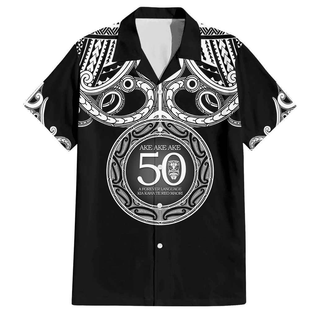 Kia Kaha Te Reo Maori New Zealand Family Matching Short Sleeve Bodycon Dress and Hawaiian Shirt 50th Anniversary Ake Ake Ake - Polynesian Pride