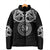 Kia Kaha Te Reo Maori New Zealand Padded Jacket 50th Anniversary Ake Ake Ake - Polynesian Pride