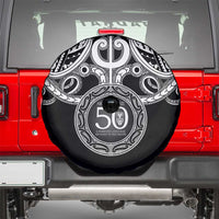Kia Kaha Te Reo Maori New Zealand Spare Tire Cover 50th Anniversary Ake Ake Ake - Polynesian Pride