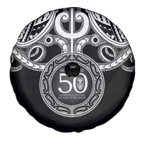 Kia Kaha Te Reo Maori New Zealand Spare Tire Cover 50th Anniversary Ake Ake Ake - Polynesian Pride