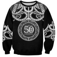 Kia Kaha Te Reo Maori New Zealand Sweatshirt 50th Anniversary Ake Ake Ake - Polynesian Pride