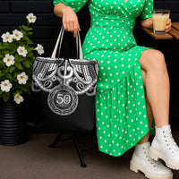 Kia Kaha Te Reo Maori New Zealand Tote Bag 50th Anniversary Ake Ake Ake - Polynesian Pride