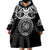 Kia Kaha Te Reo Maori New Zealand Wearable Blanket Hoodie 50th Anniversary Ake Ake Ake - Polynesian Pride