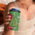 Kakapo New Zealand Christmas 4 in 1 Can Cooler Tumbler Meri Kirihimete Pohutukawa - Green Color