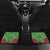 Kakapo New Zealand Christmas Car Mats Meri Kirihimete Pohutukawa - Green Color