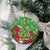 Kakapo New Zealand Christmas Ceramic Ornament Meri Kirihimete Pohutukawa - Green Color