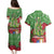 Kakapo New Zealand Christmas Couples Matching Puletasi and Hawaiian Shirt Meri Kirihimete Pohutukawa - Green Color