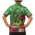 Kakapo New Zealand Christmas Family Matching Mermaid Dress and Hawaiian Shirt Meri Kirihimete Pohutukawa - Green Color