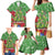 Kakapo New Zealand Christmas Family Matching Mermaid Dress and Hawaiian Shirt Meri Kirihimete Pohutukawa - Green Color