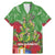 Kakapo New Zealand Christmas Family Matching Mermaid Dress and Hawaiian Shirt Meri Kirihimete Pohutukawa - Green Color