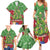 Kakapo New Zealand Christmas Family Matching Summer Maxi Dress and Hawaiian Shirt Meri Kirihimete Pohutukawa - Green Color