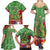 Kakapo New Zealand Christmas Family Matching Summer Maxi Dress and Hawaiian Shirt Meri Kirihimete Pohutukawa - Green Color