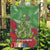 Kakapo New Zealand Christmas Garden Flag Meri Kirihimete Pohutukawa - Green Color