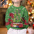 Kakapo New Zealand Christmas Kid Ugly Christmas Sweater Meri Kirihimete Pohutukawa - Green Color