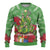 Kakapo New Zealand Christmas Ugly Christmas Sweater Meri Kirihimete Pohutukawa - Green Color