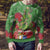 Kakapo New Zealand Christmas Ugly Christmas Sweater Meri Kirihimete Pohutukawa - Green Color