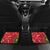 Kakapo New Zealand Christmas Car Mats Meri Kirihimete Pohutukawa - Red Color