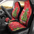 Kakapo New Zealand Christmas Car Seat Cover Meri Kirihimete Pohutukawa - Red Color