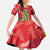 Kakapo New Zealand Christmas Family Matching Mermaid Dress and Hawaiian Shirt Meri Kirihimete Pohutukawa - Red Color