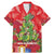 Kakapo New Zealand Christmas Family Matching Mermaid Dress and Hawaiian Shirt Meri Kirihimete Pohutukawa - Red Color