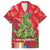 Kakapo New Zealand Christmas Family Matching Off Shoulder Maxi Dress and Hawaiian Shirt Meri Kirihimete Pohutukawa - Red Color