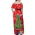 Kakapo New Zealand Christmas Family Matching Off Shoulder Maxi Dress and Hawaiian Shirt Meri Kirihimete Pohutukawa - Red Color