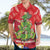 Kakapo New Zealand Christmas Hawaiian Shirt Meri Kirihimete Pohutukawa - Red Color