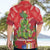 Kakapo New Zealand Christmas Hawaiian Shirt Meri Kirihimete Pohutukawa - Red Color