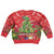 Kakapo New Zealand Christmas Kid Ugly Christmas Sweater Meri Kirihimete Pohutukawa - Red Color