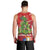 Kakapo New Zealand Christmas Men Tank Top Meri Kirihimete Pohutukawa - Red Color