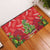 Kakapo New Zealand Christmas Rubber Doormat Meri Kirihimete Pohutukawa - Red Color