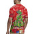 Kakapo New Zealand Christmas Rugby Jersey Meri Kirihimete Pohutukawa - Red Color