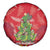 Kakapo New Zealand Christmas Spare Tire Cover Meri Kirihimete Pohutukawa - Red Color