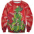 Kakapo New Zealand Christmas Sweatshirt Meri Kirihimete Pohutukawa - Red Color