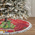 Kakapo New Zealand Christmas Tree Skirt Meri Kirihimete Pohutukawa - Red Color