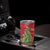 Kakapo New Zealand Christmas Tumbler Cup Meri Kirihimete Pohutukawa - Red Color