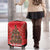 Kiwi New Zealand Christmas Luggage Cover Meri Kirihimete Silver Fern - Red Color