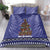 Kiwi New Zealand Christmas Bedding Set Meri Kirihimete Silver Fern - Blue Color