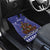 Kiwi New Zealand Christmas Car Mats Meri Kirihimete Silver Fern - Blue Color