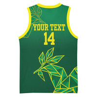 Fiji Tailevu Rugby Custom Basketball Jersey Warai Na Leqa LT14 - Polynesian Pride
