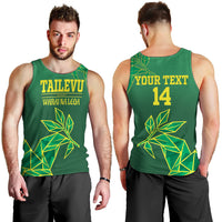 Fiji Tailevu Rugby Custom Men Tank Top Warai Na Leqa LT14 - Polynesian Pride