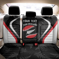Custom New Zealand Silver Fern Softball Back Car Seat Cover Go Aotearoa