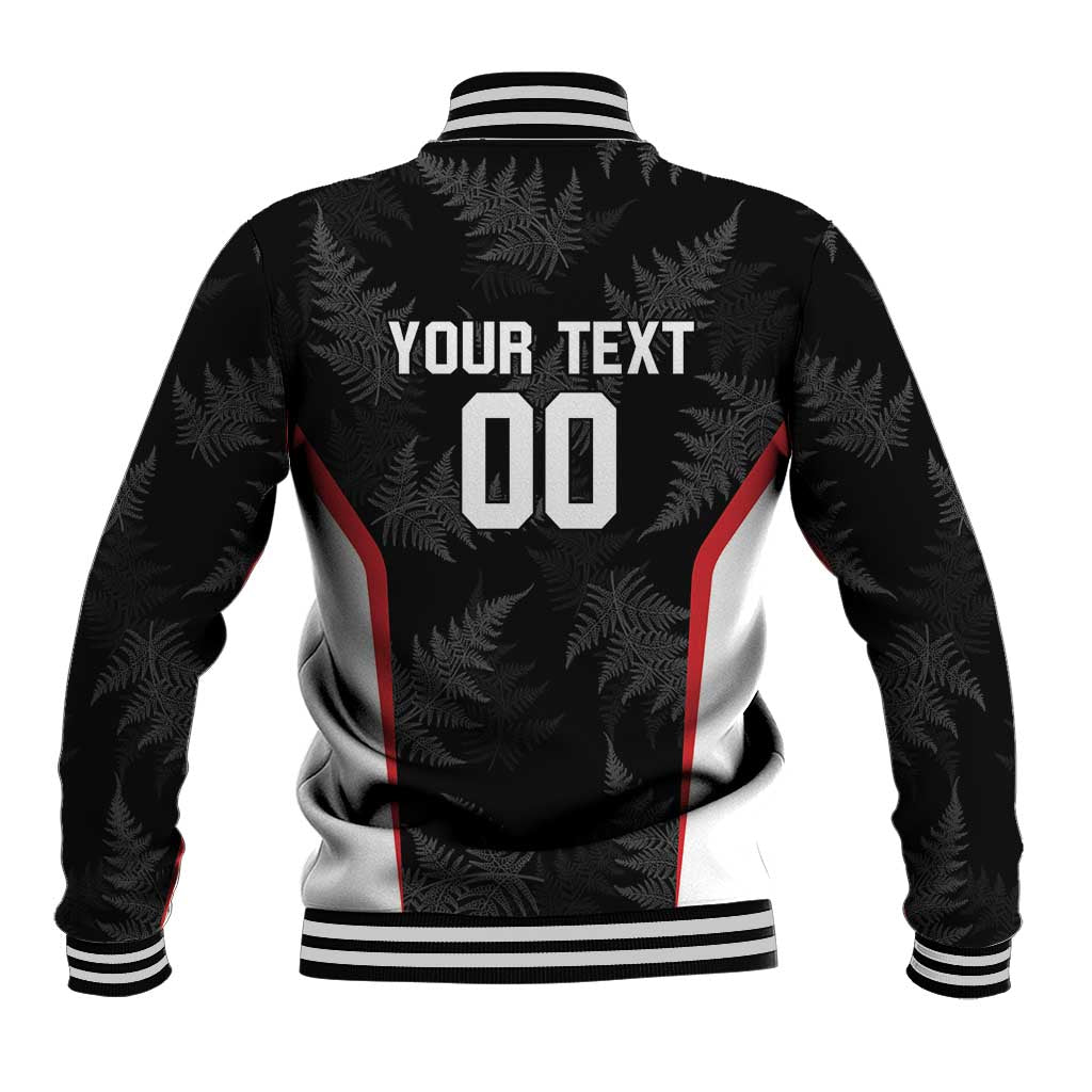 Custom New Zealand Silver Fern Softball Baseball Jacket Go Aotearoa LT14 - Polynesian Pride