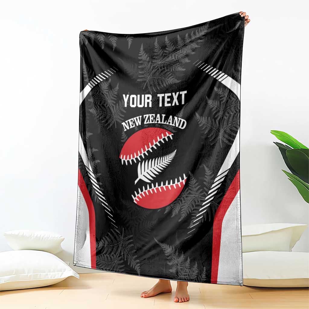 Custom New Zealand Silver Fern Softball Blanket Go Aotearoa LT14 - Polynesian Pride