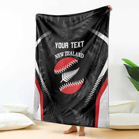 Custom New Zealand Silver Fern Softball Blanket Go Aotearoa LT14 - Polynesian Pride
